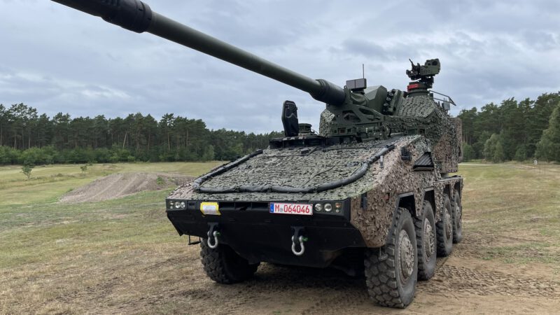 Boxer RCH 155 demonstrates MRSI and fire-on-the-move capabilities